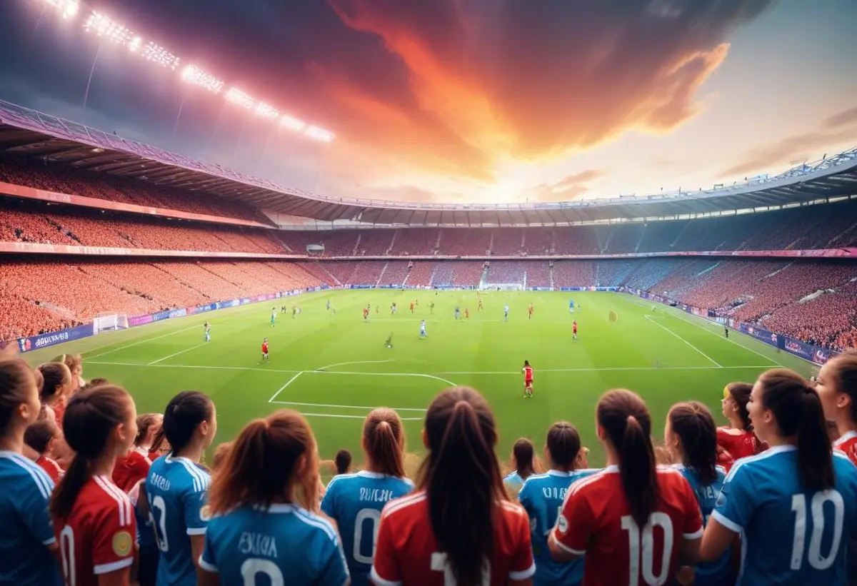 Kärleken och fotbollen illustration