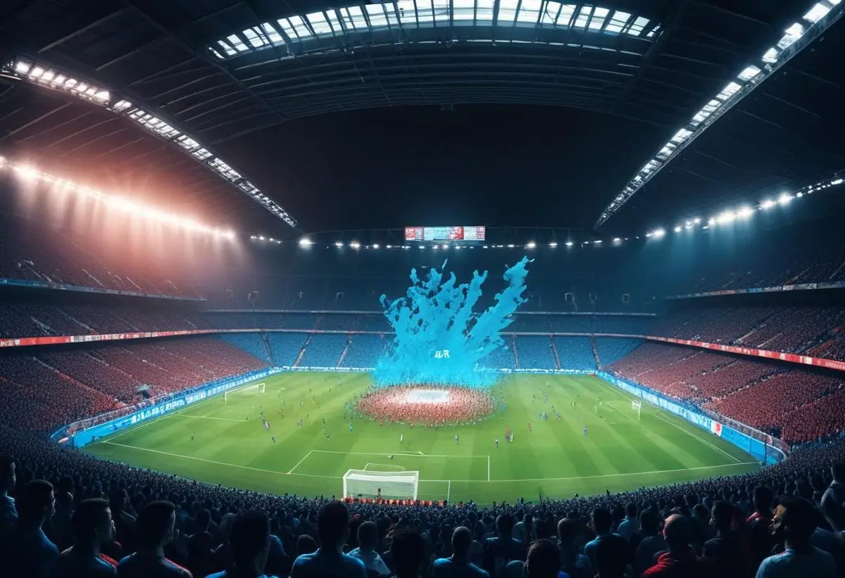 Napoli och Manchester United illustration
